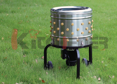 Máquina exterior do depenador da galinha com a máquina de aço da máquina desbastadora da galinha de um Stailess de 20 polegadas